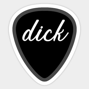D Pick Sticker